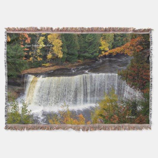 Upper Tahquamenon Falls jeter une couverture (Devant)