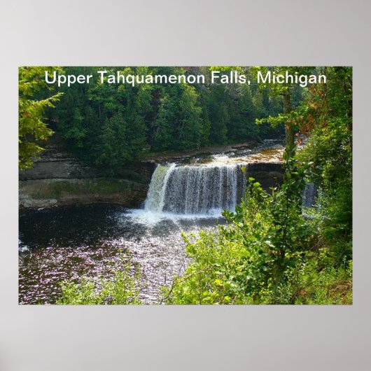 Upper Tahquamenon Falls, Michigan Poster (Devant)