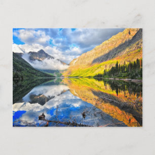 Upper Two Medicine Lake op Sunrise Briefkaart