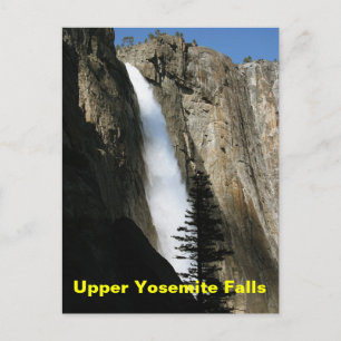 Upper Yosemite Falls in Californië Briefkaart