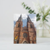 Uppsala domkyrka briefkaart (Staand voorkant)