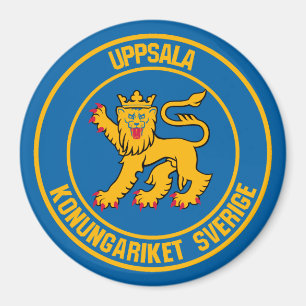 Uppsala Round Emblem Magneet