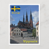 Uppsala - Zweden - Briefkaart (Voorkant)