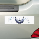 Upright Cresent Bumpersticker (Op auto)