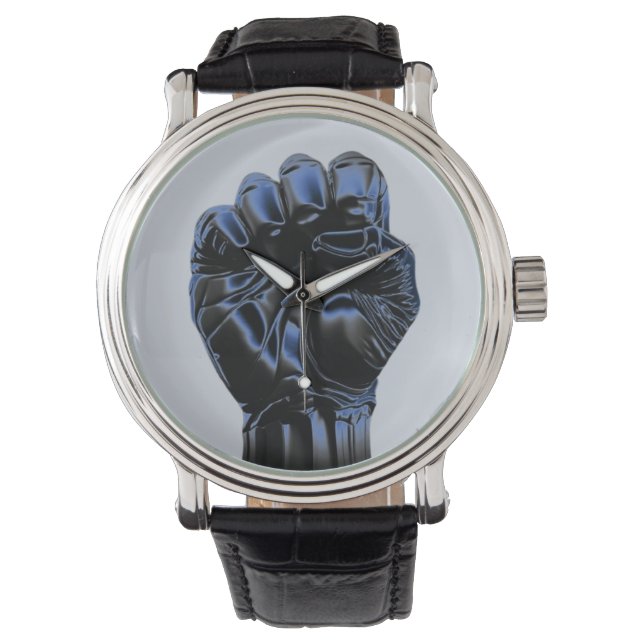 UPRIGHT FIST 2b horloge (Voorkant)