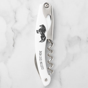 Upright Wild Horse Custom Tekst Ober's Kurkentrekk Kurkentrekker