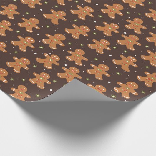 UPS Gingerbread Cadeaupapier (Hoek)