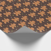 UPS Gingerbread Cadeaupapier (Hoek)