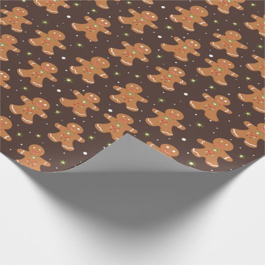 UPS Gingerbread Cadeaupapier (Hoek)