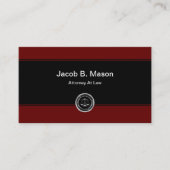 Upscale Attorney Law Kantoor Visitekaartjes (Voorkant)