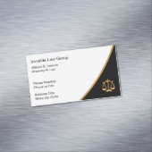 Upscale Attorney Visitekaartje Magnets Magnetisch Visitekaartje (Voorbeeld)