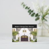 Upscale Moderne Garage Deur Services Visitekaartje (Staand voorkant)