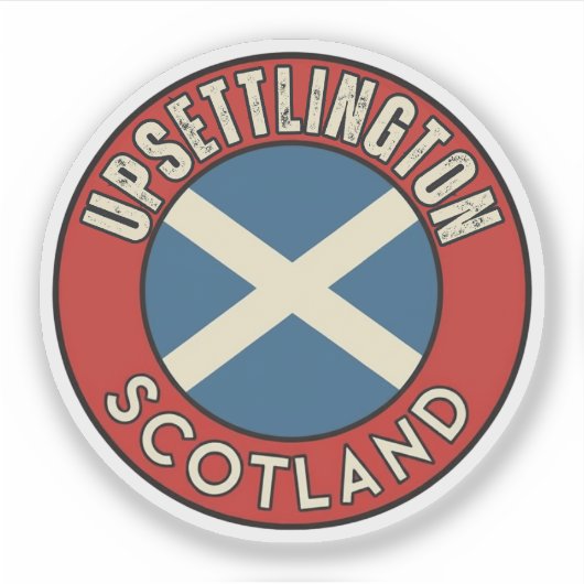 Upsettlington, Scotland Sticker (Voorkant)