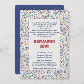 Upsherin First Haircut Jewish Boy 3rd Birthday I Kaart (Voorkant / Achterkant)