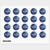 Upsherin  Personalized Stickers with Hebrew Name (Feuille)