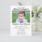 Upshernish Invitation Upsherin Invitations (Debout devant)