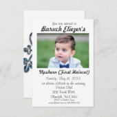 Upshernish Invitation Upsherin Invitations (Devant / Derrière)