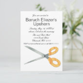 Upshernish Invitation Upsherin Invitations (Debout devant)