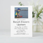 Upshernish Invitation Upsherin Invitations (Debout devant)