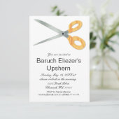 Upshernish Invitation Upsherin Invitations (Debout devant)