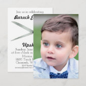 Upshernish Invitation Upsherin Invitations (Devant / Derrière)