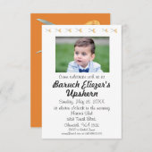 Upshernish Invitation Upsherin Invitations (Devant / Derrière)