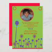 Upshernish nodigen kaart (Voorkant / Achterkant)