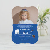 Upshernish of Upsherin First Hair Cut Celebration Kaart (Staand voorkant)