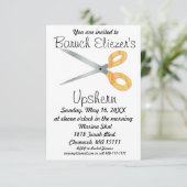 Upshernish Uitnodiging Upshern Upsherin Uitnodigin (Staand voorkant)