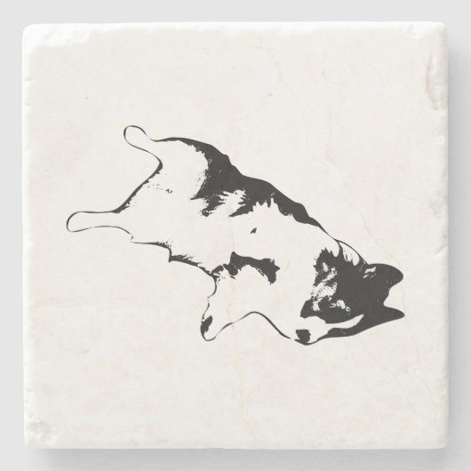 upside-down charme stenen onderzetter (Voorkant)