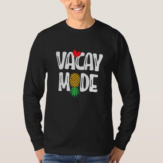 Upside Down Pineapple Sharing Swinger Vacation   T-shirt (Voorkant)