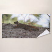 Upside Down Squirrel Bath Towel Badhanddoek (Badhanddoek)