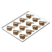 Upside-Down Sunshine Cat Notitieboek (Linkerzijde)