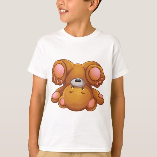 Upside Down Teddy Bear T-shirt (Voorkant)