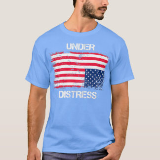 Upside down US Flag T-shirt