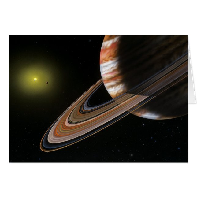 Upsilon Andromedae-systeemkaart (Voorkant Horizontaal)