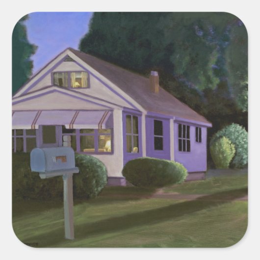 Upstairs Downstairs 2006 Vierkante Sticker (Voorkant)