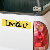 Upstate Bumpersticker Black Lettering (Op Truck)