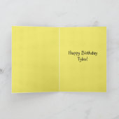 Upsy Daisy Turning * Carte d'anniversaire personna (Intérieur)