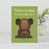 Upsy Daisy Uitnodiging (Staand voorkant)