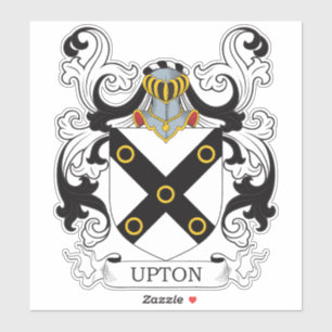 Upton Family Crest Sticker