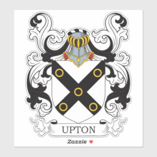 Upton Family Crest Sticker