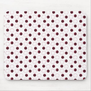 Uptown Bliss Mousepad, Burgundy Muismat