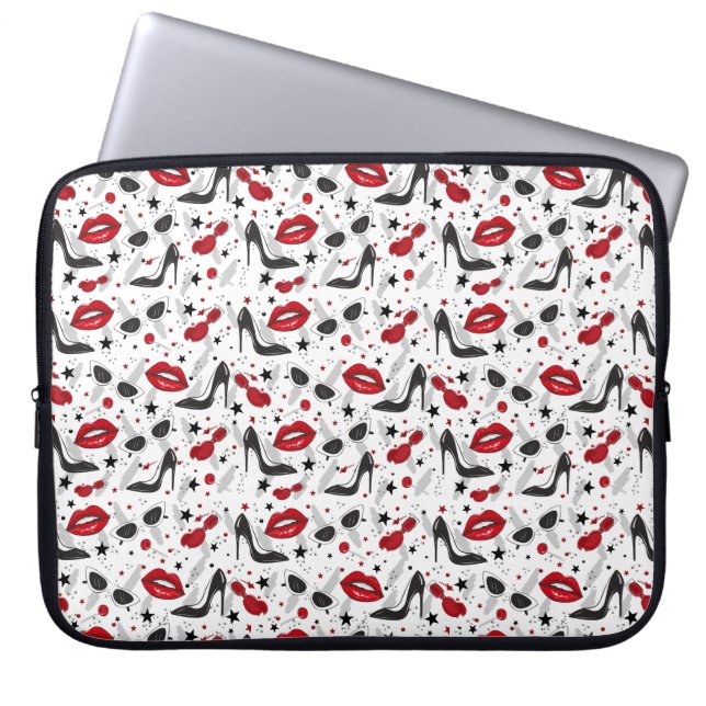 Uptown Girl Laptop Sleeve (Voorkant)