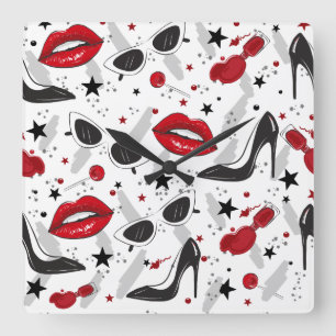 Uptown Girl Vierkante Klok