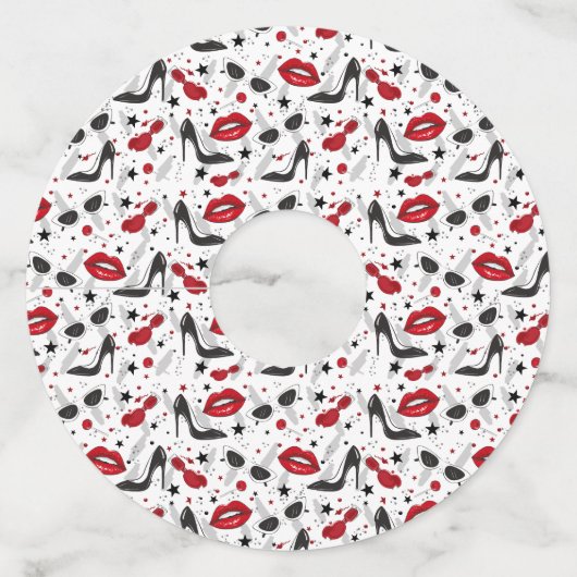 Uptown Girl Wijnglaslabel (Voorkant)