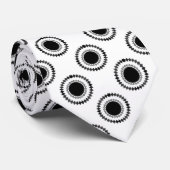 Uptown Hipster Stropdas, zwart en wit Stropdas (Opgerold)