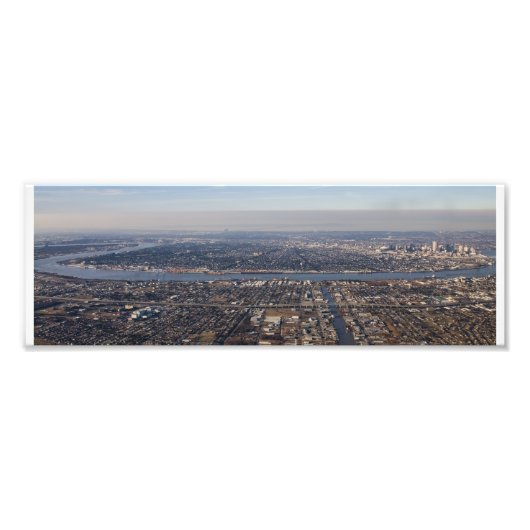 Uptown New Orleans Aerial Foto Afdruk (Voorkant)