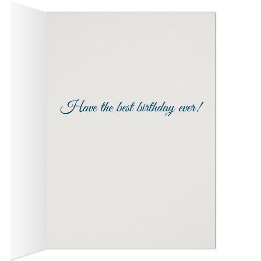 Upupa Epops Joyeux anniversaire (Intérieur (Droit))