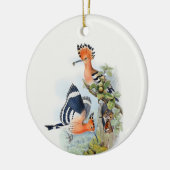 Upupa Epops Tree Keramisch Ornament (Links)